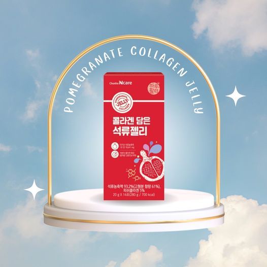 ChunhoNcare Pomegranate Collagen Jelly คอลลาเจนเจลลี่ทับทิมชุงฮ็อน (1กล่อง x14ซอง)