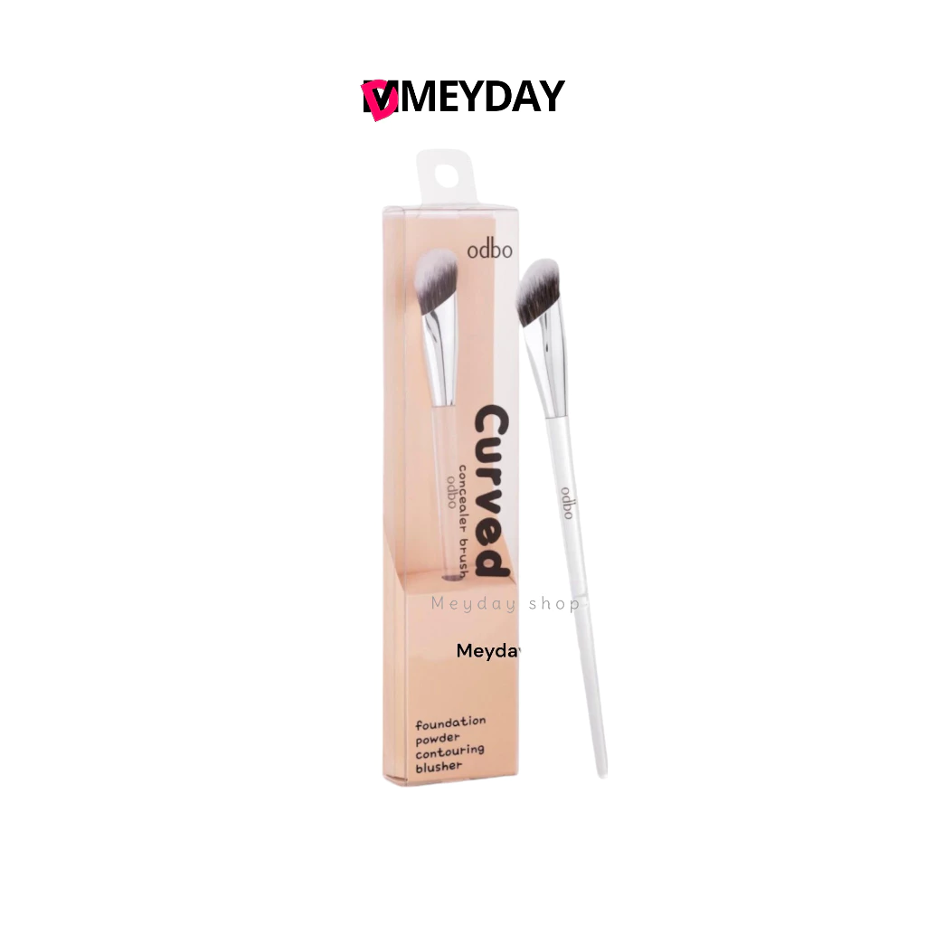 (OD8057) odbo แปรงลงคอนทัวร์ คอนซีลเลอร์ โอดีบีโอ เคริฟ คอนซีลเลอร์ บลัช CURVED CONCEALER BRUSH