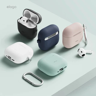 elago เคส สำหรับ AirPods 4 Silicone Hang Case วัสดุ Premium Silicone ของแท้จากตัวแทนจำหน่าย