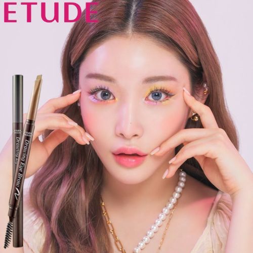 ที่เขียนคิ้ว อีทูดี้เฮ้าส์ Etude Drawing EyeBrow ดินสอเขียนคิ้ว เพิ่มปริมาณ↑30% ตัวแท่งมี 2 ด้าน ด้านหนึ่งเป็นเนื้อครีม