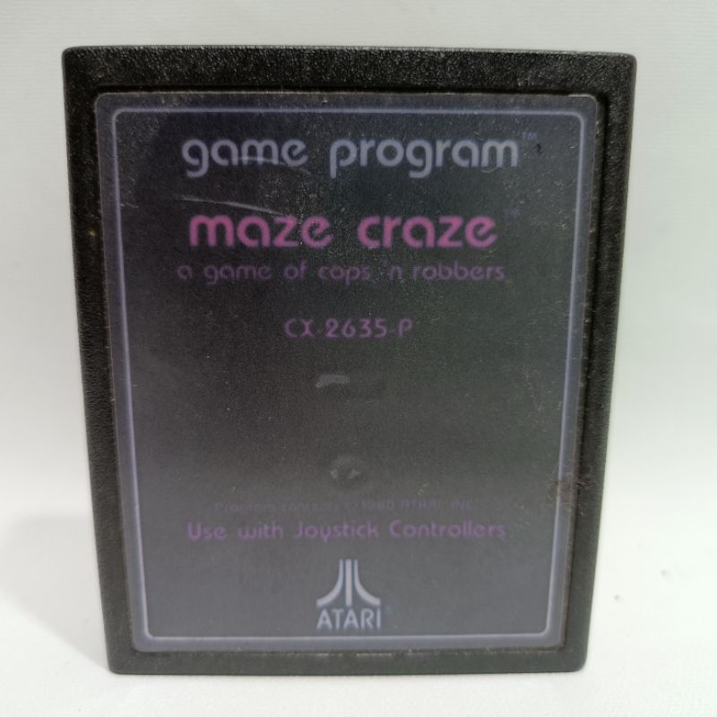 ตลับเกม Atari และ Atari2600 เกม Maze Craze เกมแนว หาทางออกผจญภัย