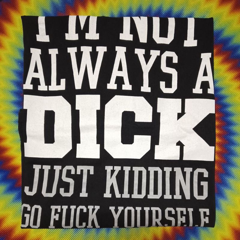 เสื้อยืดมือสอง ต่างประเทศ งานแบรนด์ Skateboard Spencers ลายฟ้อนท์ แนวคำพูด กวนๆ OverSize 2XL อก28/ยา