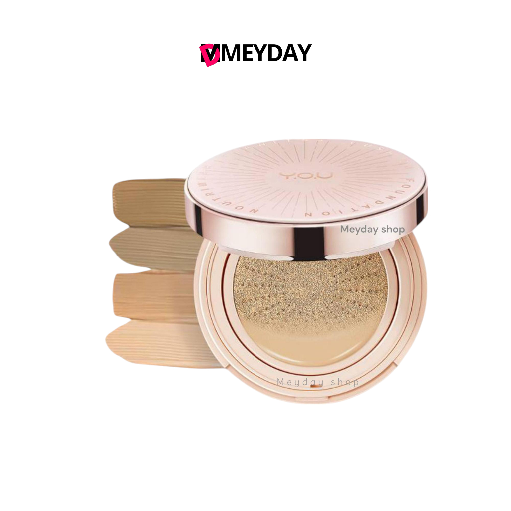 NoutriWear+ Flawless Cushion Foundation คุชชั่น You วาย.โอ.ยู เนื้อลิควิด ปกปิด บางเบา ขนาด 11 กรัม