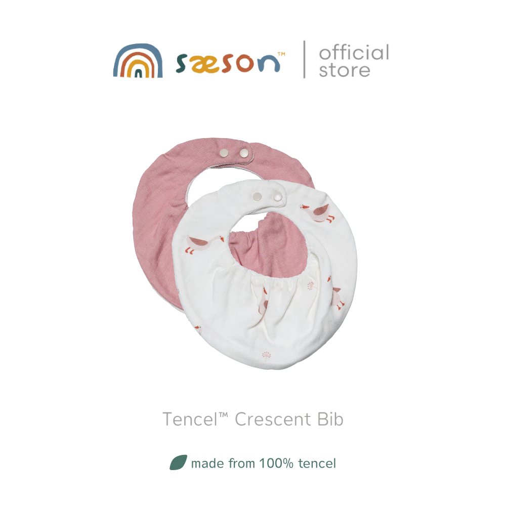 Saeson Tencel™ Crescent Bib ผ้ากันเปื้อนทรงพระจันทร์เสี้ยวใยเทนเซล