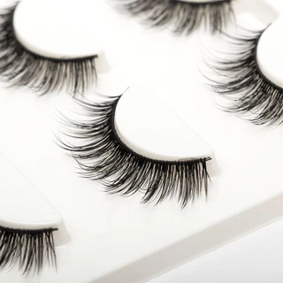 【5D】ขนตาปลอม ขนตาปลอมธรรมชาติ 3คู่ ขนตา ขนมิงค์ แบบธรรมชาติ Eyelashes ผู้ขายชาวไทย