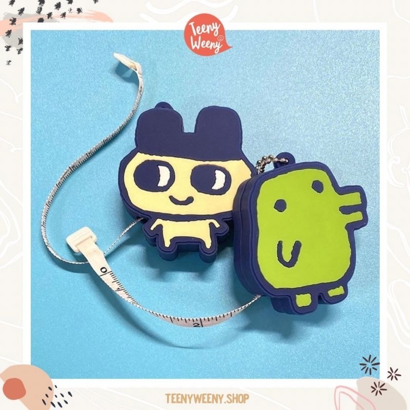 พวงกุญแจห้อยกระเป๋าทามาก็อตจิ รุ่นตลับวัด Tamagotchi Tape Keychain