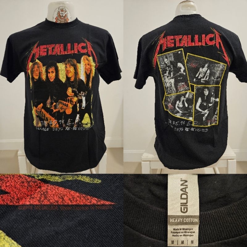 🌍เสื้อวง METALLlCA เสื้อวงงานลิขสิทธิ์แท้ 100% ป้ายGILDAN UK สินค้ามือ1🌍