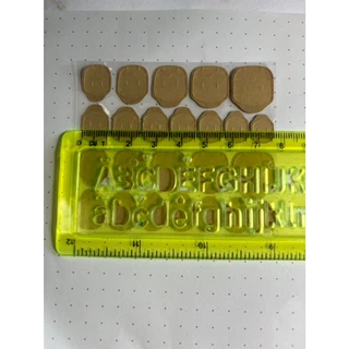 5 แผ่น x สติกเกอร์ติดเล็บปลอม 3M Silicone glue ซิลิโคนกาว ติดเล็บปลอม เหนียวมาก แผ่นละ 24 ชิ้น = 120 ชิ้น