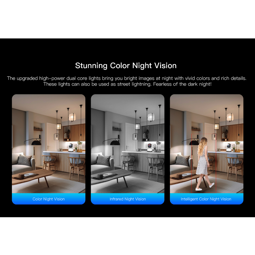 Vstarcam CS995Q ใหม่ ความละเอียด 4MP（รองรับ WiFi 5G）กล้องวงจรปิดไร้สาย Network Security Camera Full HD 2.4G/5G WiFi - รูปที่ 3