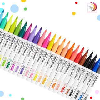 Monami (โมนามิ) ปากกาเพ้นท์ผ้า 24 สี ปากกาเขียนผ้า รุ่น Fabric Marker 470 ชนิดติดถาวร โมนามิ (1 ด้าม )