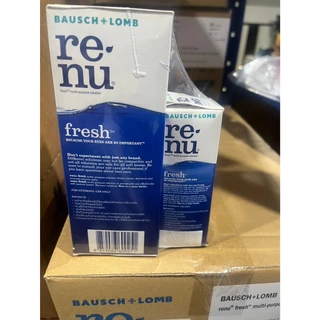 Renu 355ml. แถม renu ขวดเล็ก 60 ml. น้ำยาล้างแช่ทำความสะอาดคอนแทคเลนส์