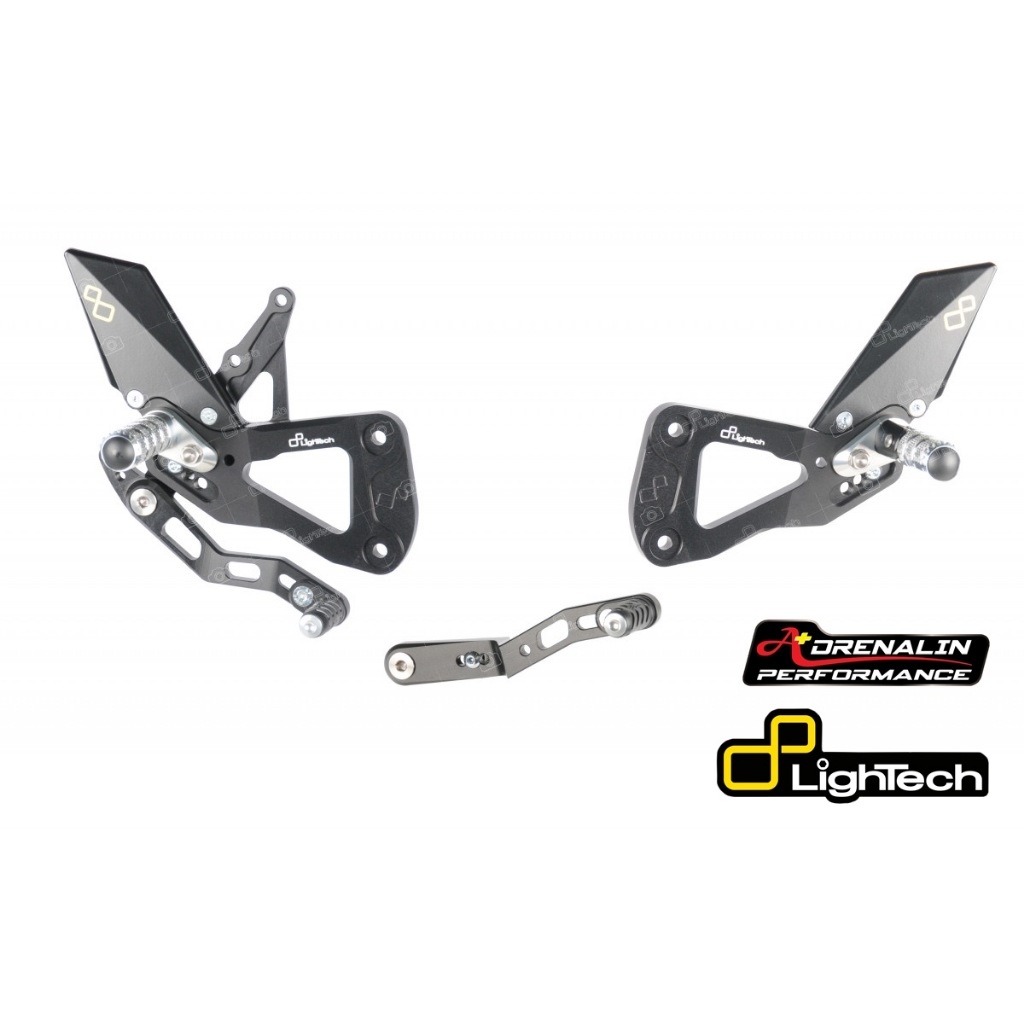 เกียร์ lightech สำหรับ GSXR 1000 2017+ L7 gsxr1000 เกียร์โยง พักเท้าแต่ง ของแท้ italy