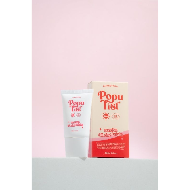populist sunniva all day bright. (โปรปีใหม่ซื้อ 1 หลอด แถมฟรี 1 หลอด)