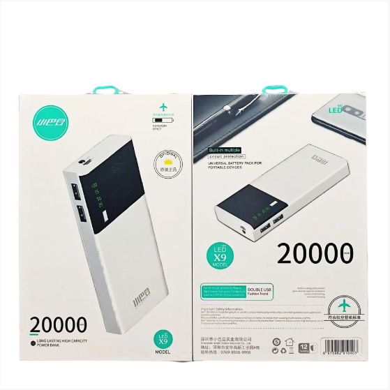 พาวเวอร์แบงค์ แบตสำรอง Power Bank 20000mAh แบตสำรองของแท้ แบตเตอรี่สำรอง คุณภาพดี สินค้าคุ้มค่าดี powerbank