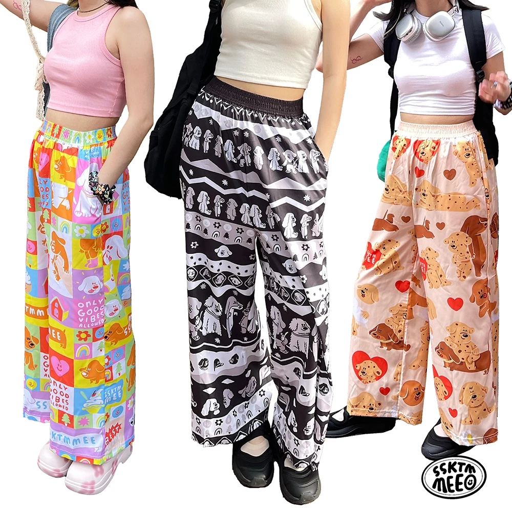 ssktmmee - Pants (comfy pants) กางเกงขายาว ใส่สบาย กางเกงช้าง