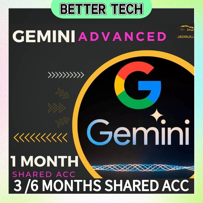 [Bettertech]GOOGLE Gemini Advanced+ 1 Month Shard Account Fast deliveries 1/3 months
