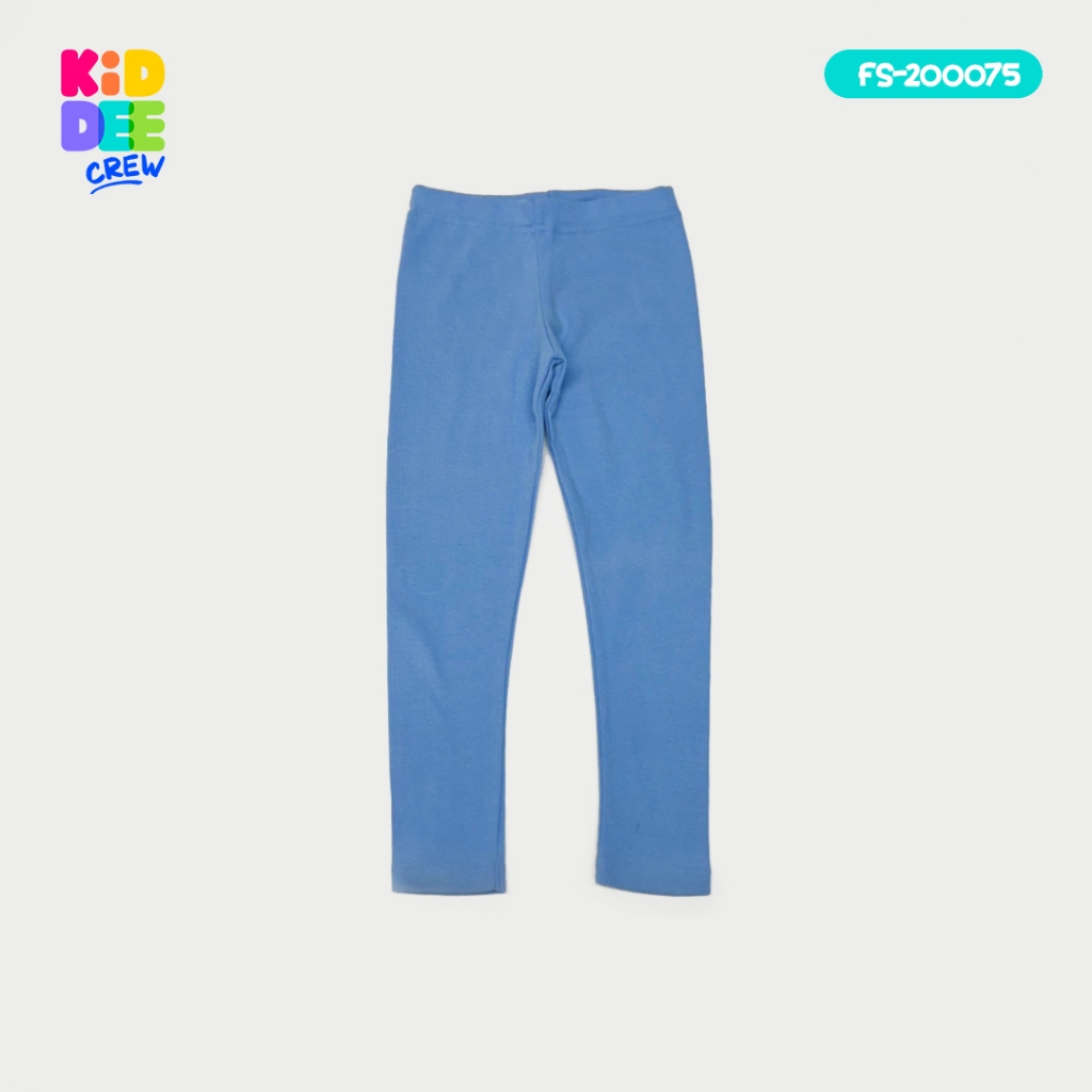 KiddeeCrew เลกกิ้งเด็ก สีฟ้า เหมาะสำหรับอายุ 1-10 ปี ใส่ได้ทั้งเด็กชายและเด็กหญิง
