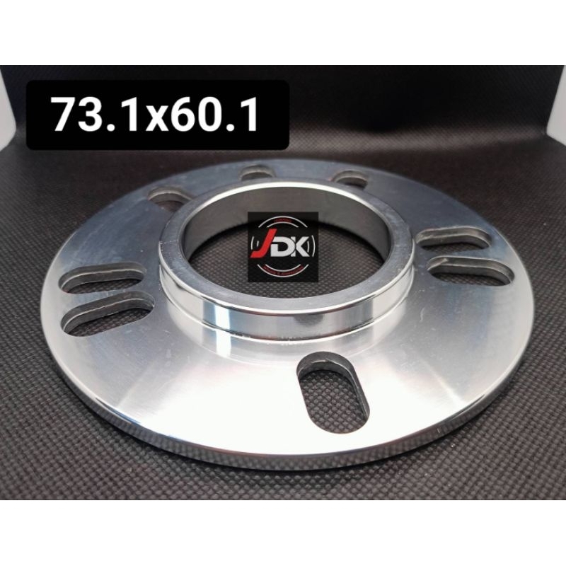 แผ่นสเปเซอร์รองล้อแบบมีบ่า ขนาด73.1×60.1 ราคาต่อ1แผ่น