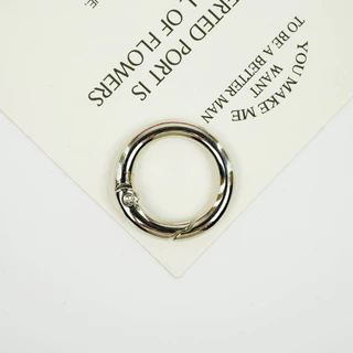 (พร้อมส่งในไทย!) ห่วงสปริง Diy ขนาด 24mm ห่วงพวงกุญแจ อะไหล่พวงกุญแจ ห่วงโลหะ ตะขอบีบ