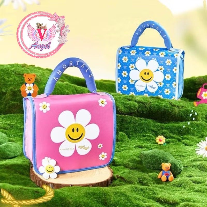 กระเป๋าเครื่องสําอาง Wiggle แบบพกพาเครื่องมือแต่งหน้ากระเป๋าเอนกประสงค์ พร้อมส่งในไทย แท้ 100%