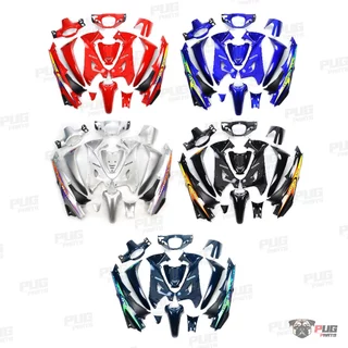 PUGParts ชุดสีwave125S หัวเถิก ชุดสีเวฟ125S (ชุด13ชิ้น) ปี 2002 รุ่น1 กุญแจกลม/กุญแจนิรภัย(กุญแจเล็ก/ใหญ่)