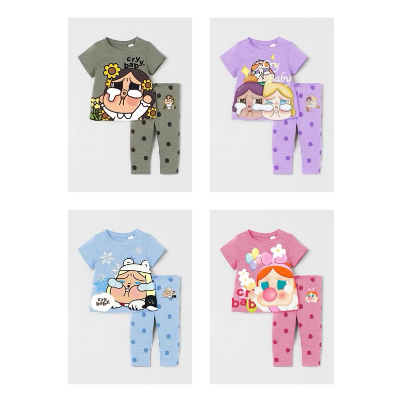 พร้อมส่ง ชุดเซ็ทเลกกิ้งคายเบบี้+คายขายาว