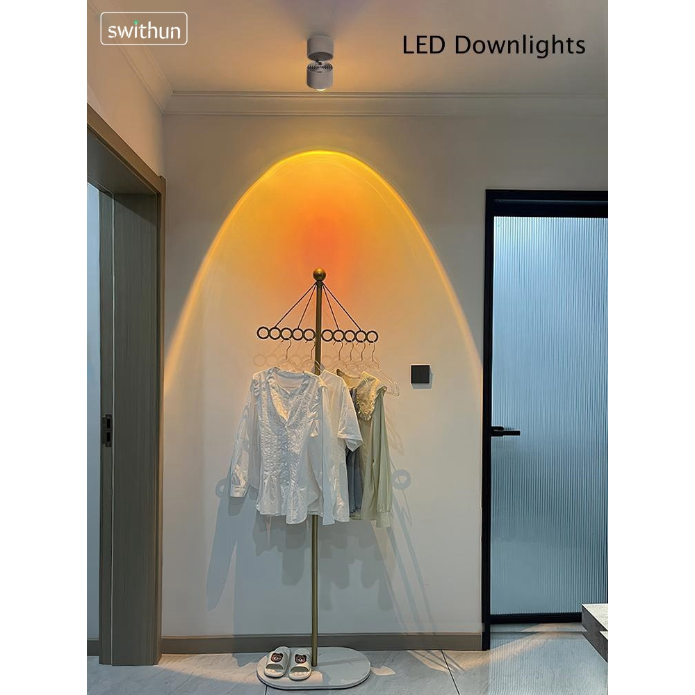 LED โคมไฟทางเดิน สปอตไลท์ แสงพระอาทิตย์ต，ไฟตกแต่งบรรยากาศโรแมนติก ร้านขายเสื้อผ้าร้านกาแฟบ้านและของตกแต่งต่างๆ / 12W