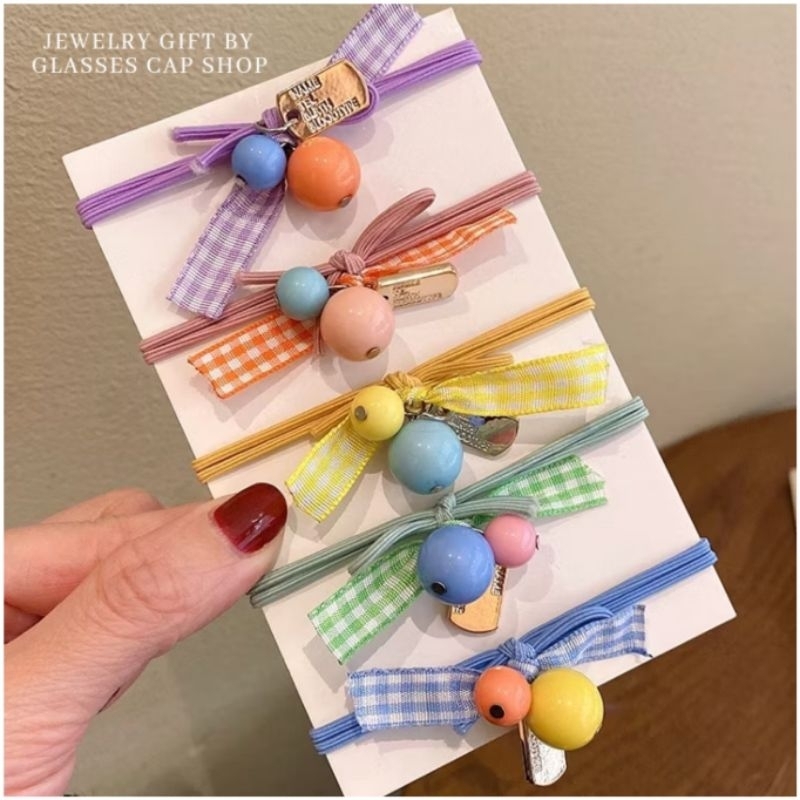 🌷พร้อมส่ง🌷 ยางรัดผม สีลูกกวาด  สำหรับผู้หญิง [[ร้านไทย🇹🇭จัดส่งจากกรุงเทพ]]