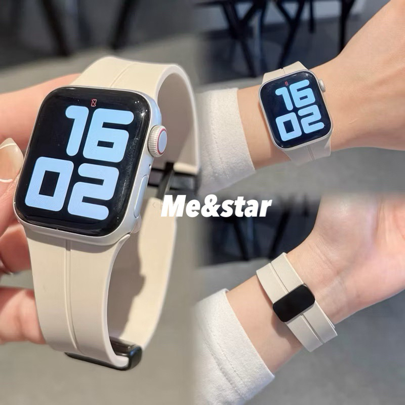 lock ใหม่ !!! สายนาฬิกา watch ultra10 8 7 6  5 4 3 สายนาฬิกา smart watch ปรับง่าย 41/44/45/49mm strap smart watch
