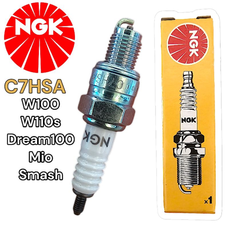 NGKแท้ %หัวเทียนC7HSA จำนวน1ชิ้น