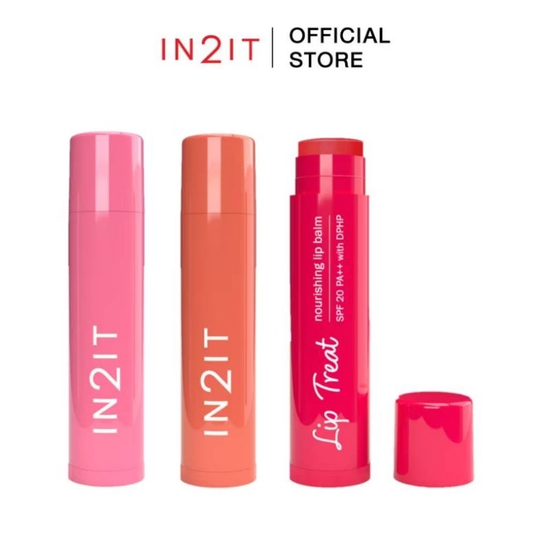 (แพ็คเกจใหม่) IN2IT ลิปบาล์มเนื้อบางเบา