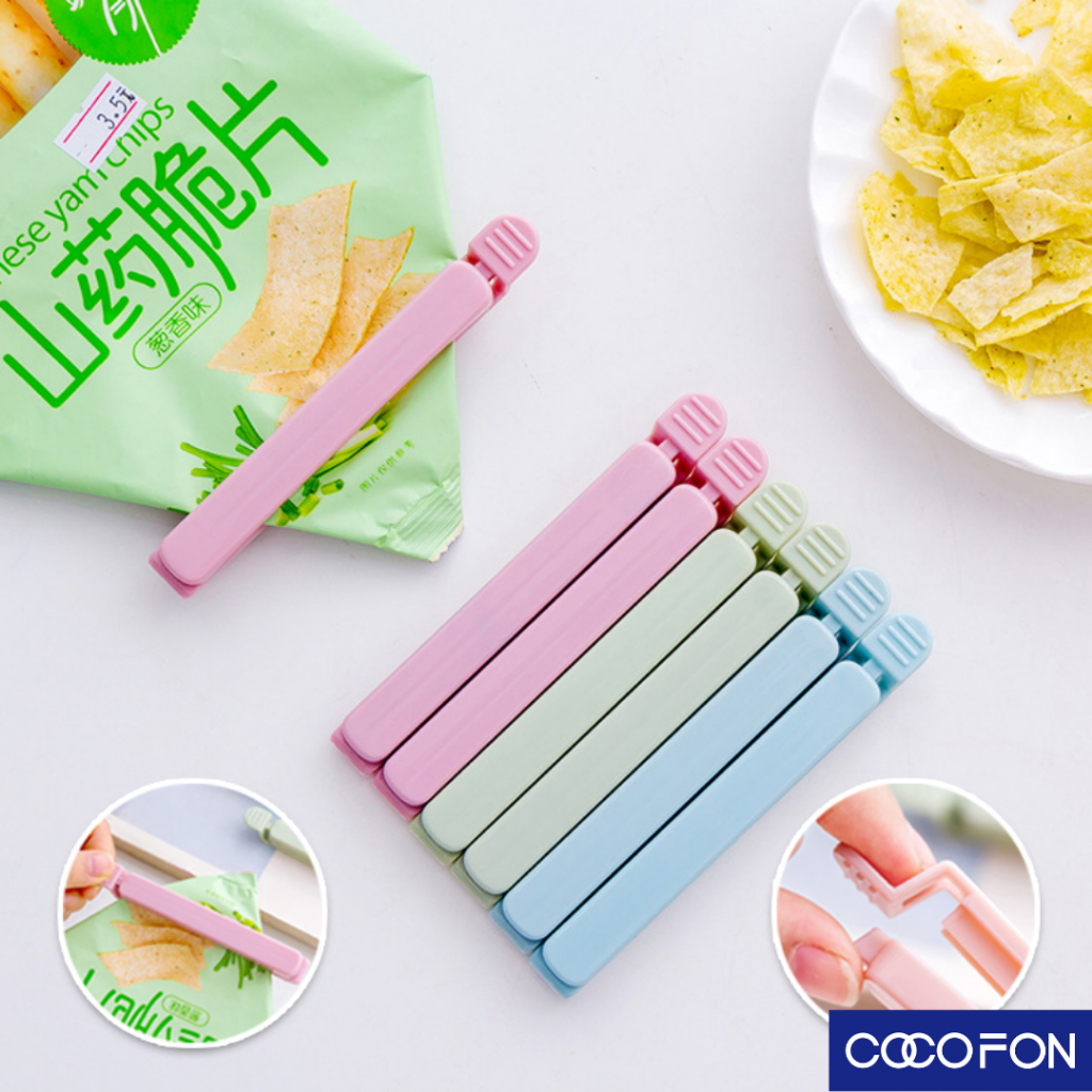 #CC31 Sealing clip 1 ชิ้น คลิปปิดผนึก คลิปหนีบปากถุงขนม รักษาความสะอาด ถนอมอาหาร