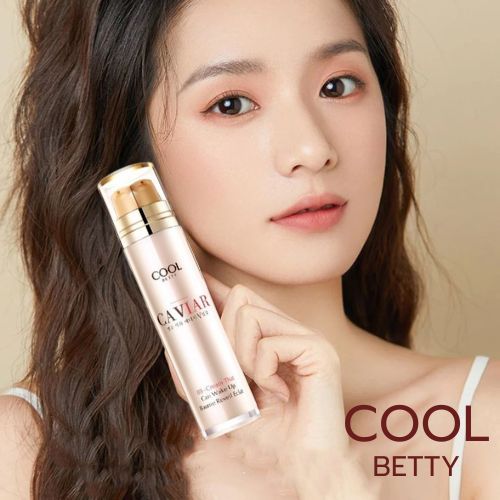 รองพื้นคาเวีย COOL BETTY CAVIAR 2 in1 รองพื้นคาเวีย บีบี ครีม 2 สี ใน 1ขวด สูตรผสมคุณค่าจากคาเวียร์ เนื้อดีมีสองสี 25g