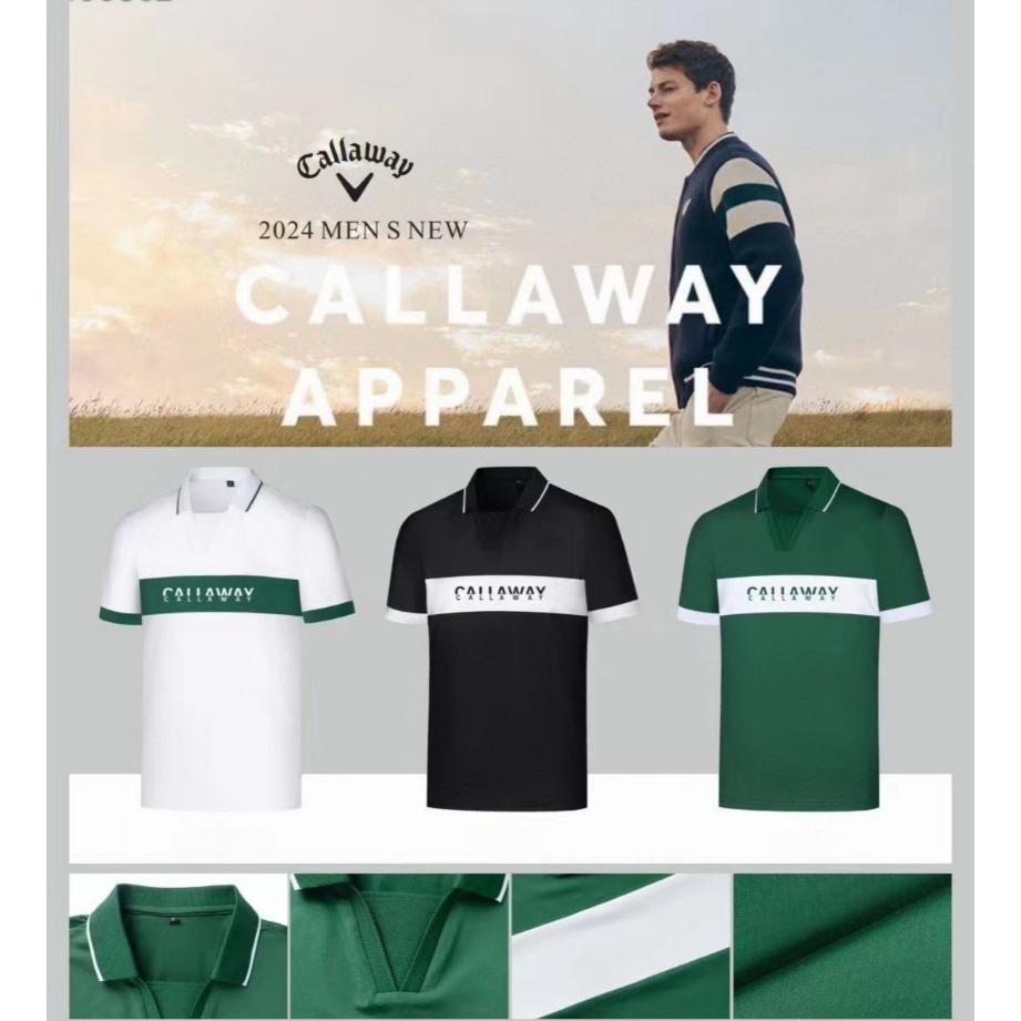 เสื้อกอล์ฟ Callaway golf shirt 2024
