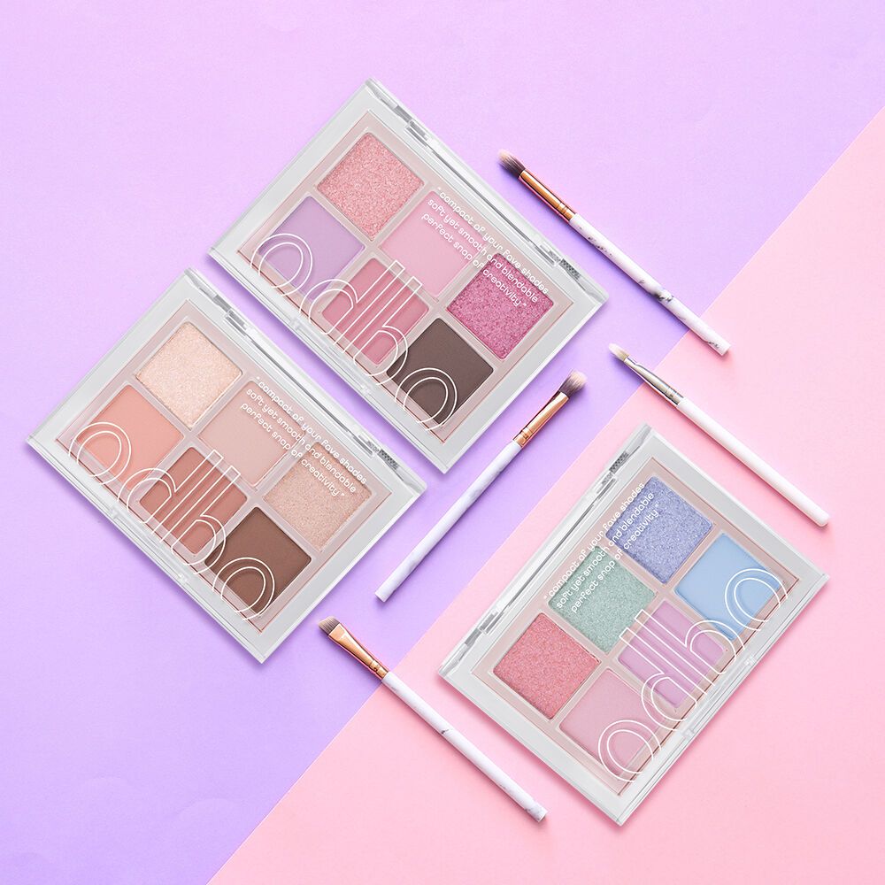 มี 12 เบอร์ ODBO SIGNATURE EYESHADOW PALETTE  พาเลท 6 สี