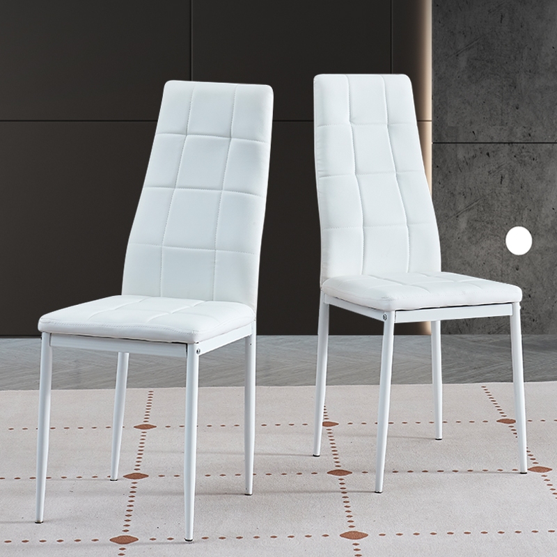 ชุดโต๊ะอาหาร + เก้าอี้ 4 และ 6 ที่นั่ง กระจกขาว (จัดส่งเป็นแพ็คลูกค้าประกอบเอง) - รูปที่ 7