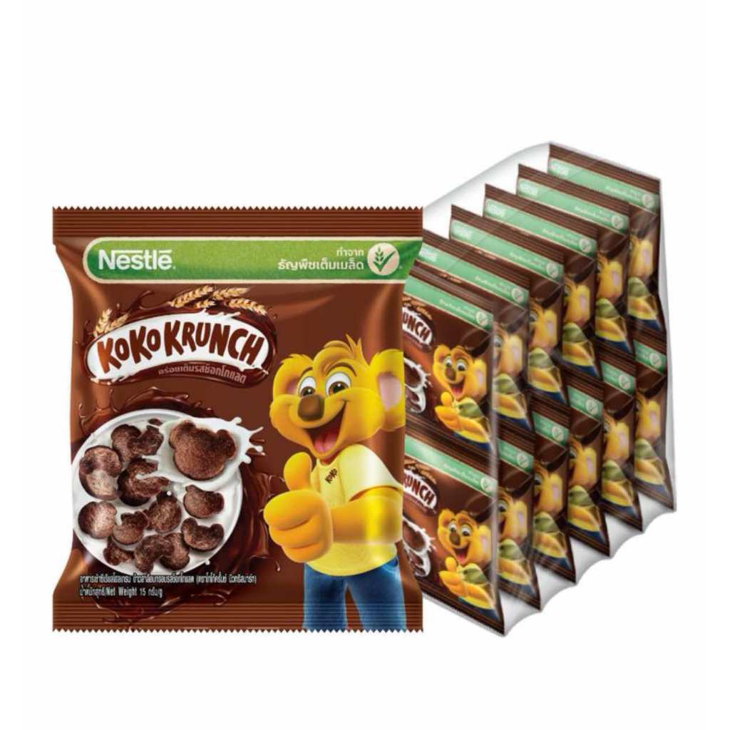[ส่งฟรี] Koko Krunch โกโก้ครั้นช์ ซีเรียล 15 กรัม x 12 ห่อ