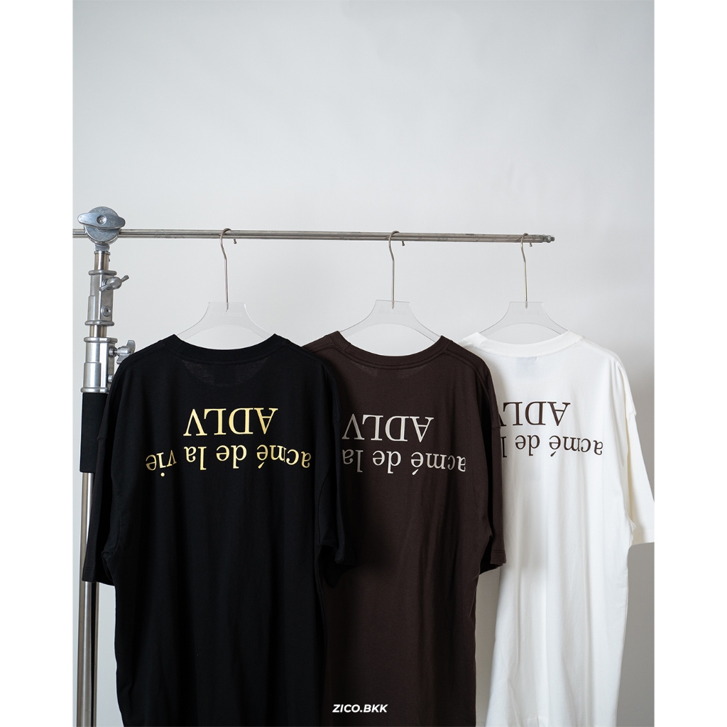 [acmé de la vie] ADLV Upside Down Basic Logo Short Sleeve T-Shirt