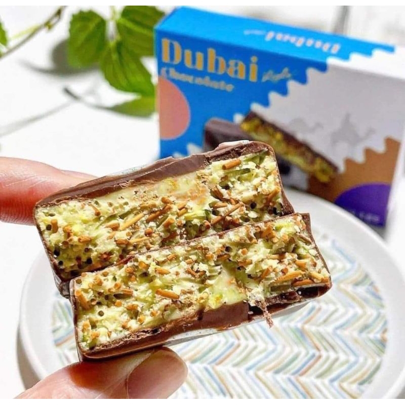 (1ชิ้น) ช็อคโกแลตดูไบ Dubai Chocolate 48g.