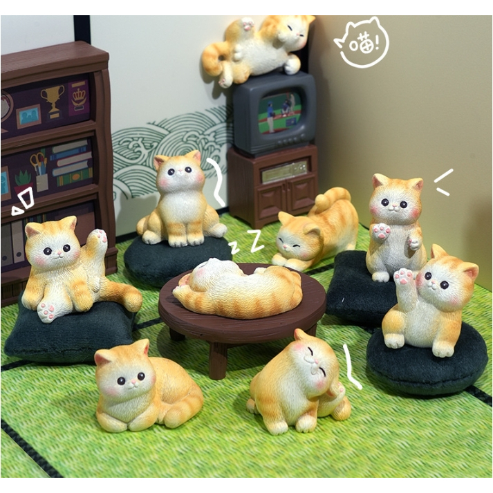 โมเดล แมวส้ม วิเชียรมาศ (พร้อมส่งจากไทย)