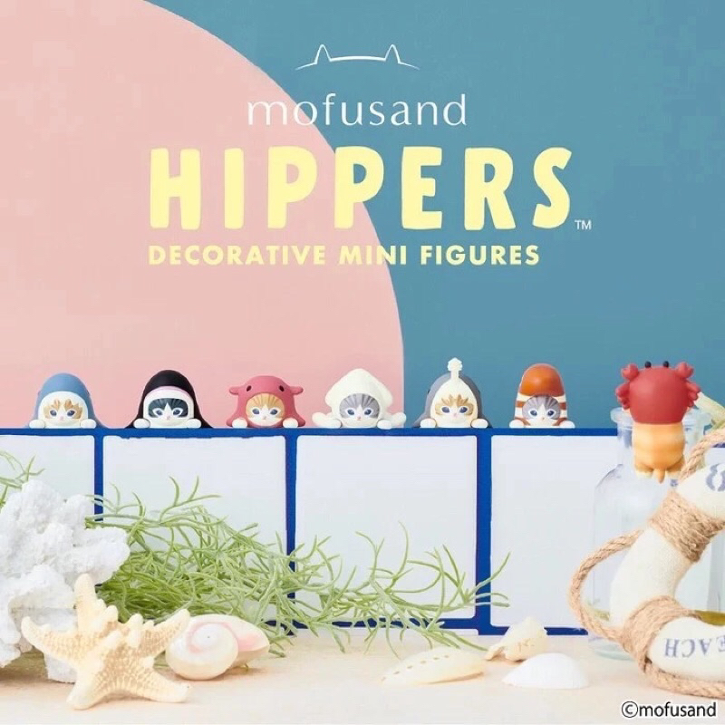 Mofusand Hippers Decorative Mini Figures แบบสุ่ม💗