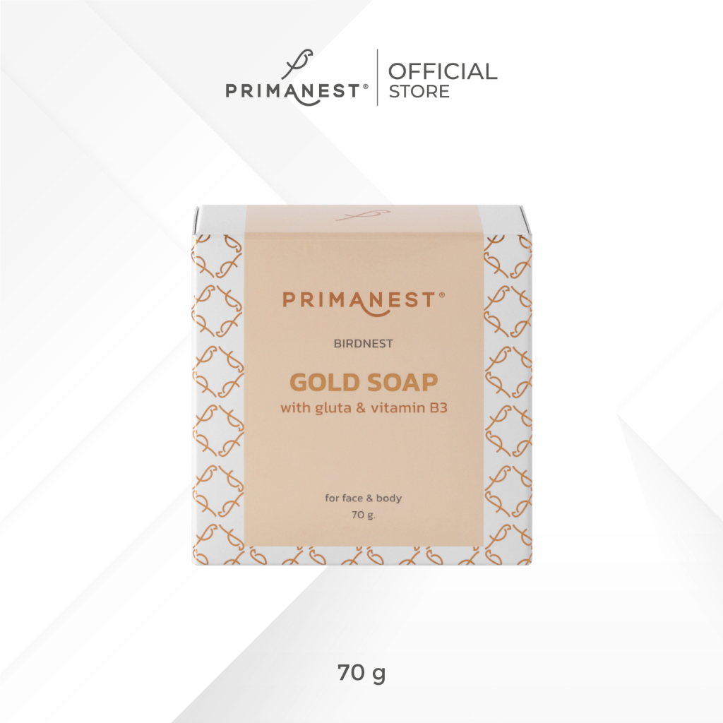 (ของสมนาคุณ) PrimaNest Birdnest Gold Soap 70 g