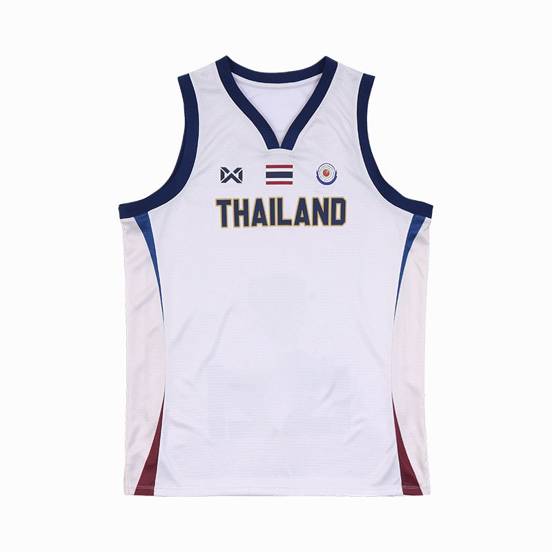 WARRIX เสื้อแข่งบาสเกตบอลทีมชาติไทย THAILAND BASKETBALL JERSEY 2024/2025 (WA-243BKACL01)