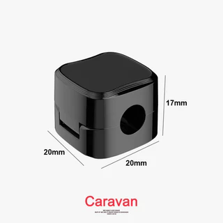 Caravan Crew (3ชิ้น) Wire Organizer ที่เก็บสายไฟ ที่จัดระเบียบสายเคเบิล ซิลิโคนนิ่ม คลิปหนีบสายเคเบิล เมาส์