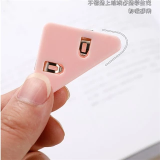 คลิปหนีบ มุมกระดาษ 1 ชิ้น คลิปหนีบกระดาษ ทรงสามเหลี่ยม (พร้อมส่งค่ะ)BS23