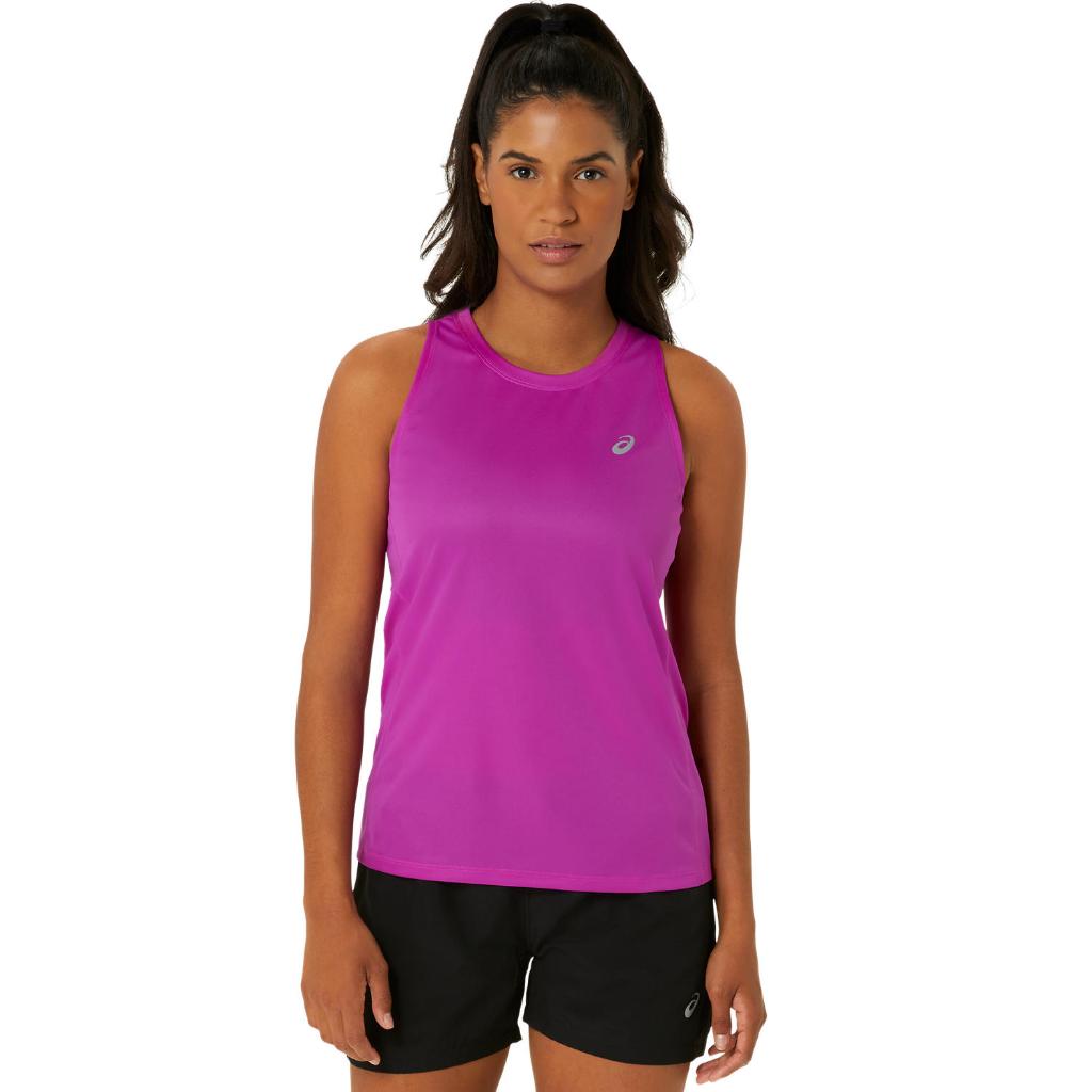ASICS : SILVER TANK WOMEN RUNNING ผู้หญิง เสื้อกล้าม ของแท้ BOLD MAGENTA