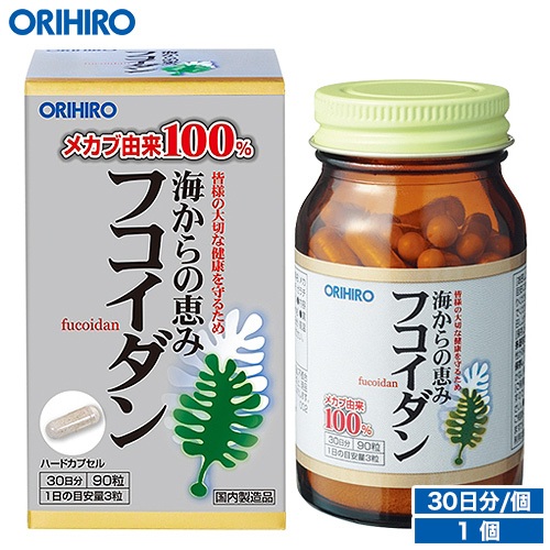 Orihiro Fucoidan ช่วยดูดซึมได้ดี ลดระดับน้ำตาลในเลือด ขนาดทาน 30 วัน 90 เม็ด