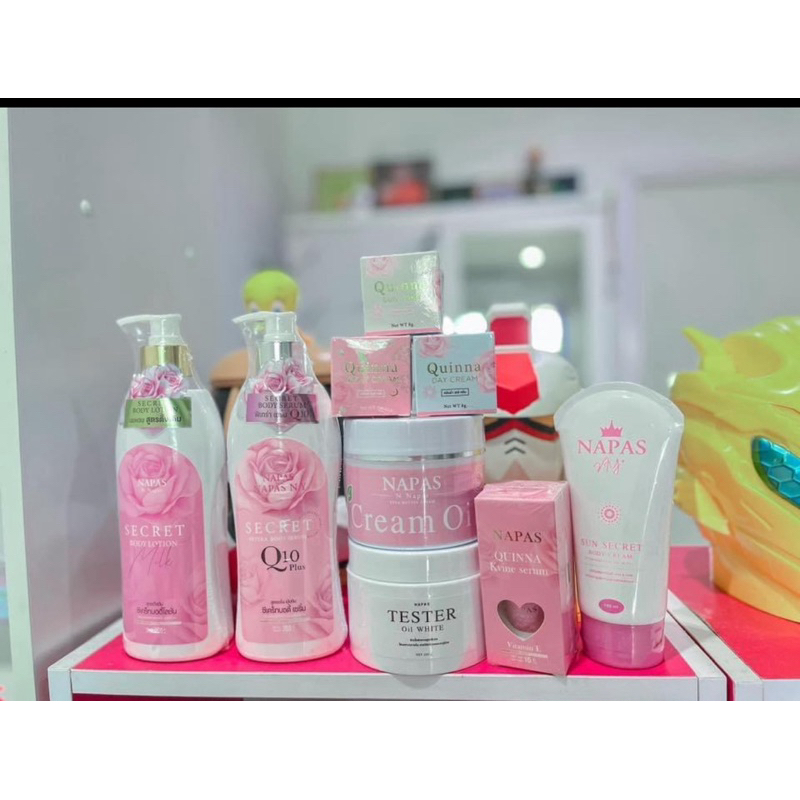 นมหอม NAPAS นภัส พิเทร่า Secret Body lotion Milk Secret ซีเคร็ทบอดี้โลชั่น นมหอม ครีมออยหอม กันแดด  