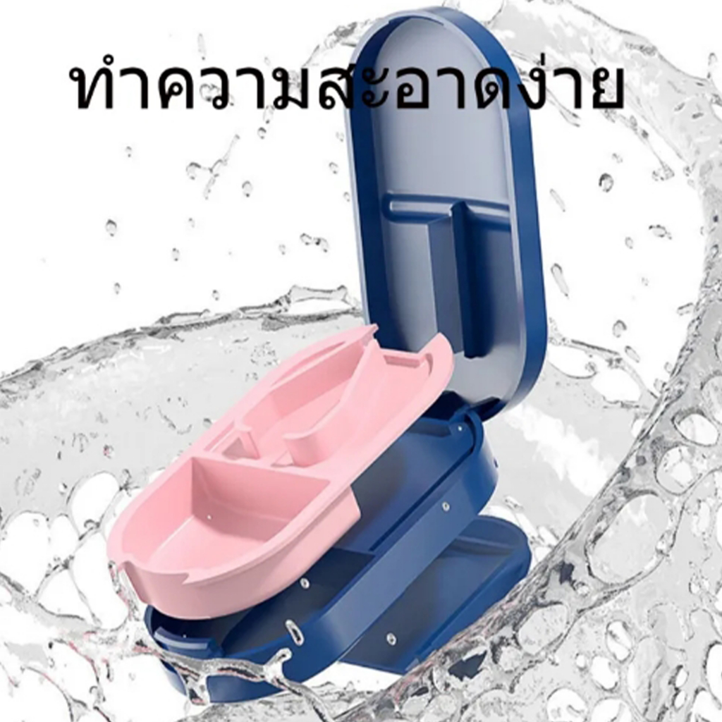 ส่งสินค้าทุกวัน ที่ตัดยาเม็ด กล่องตัดยา Pill Cutter ที่ตัดเม็ดยา คมทน ตลับตัดยา กล่องแบ่งยา