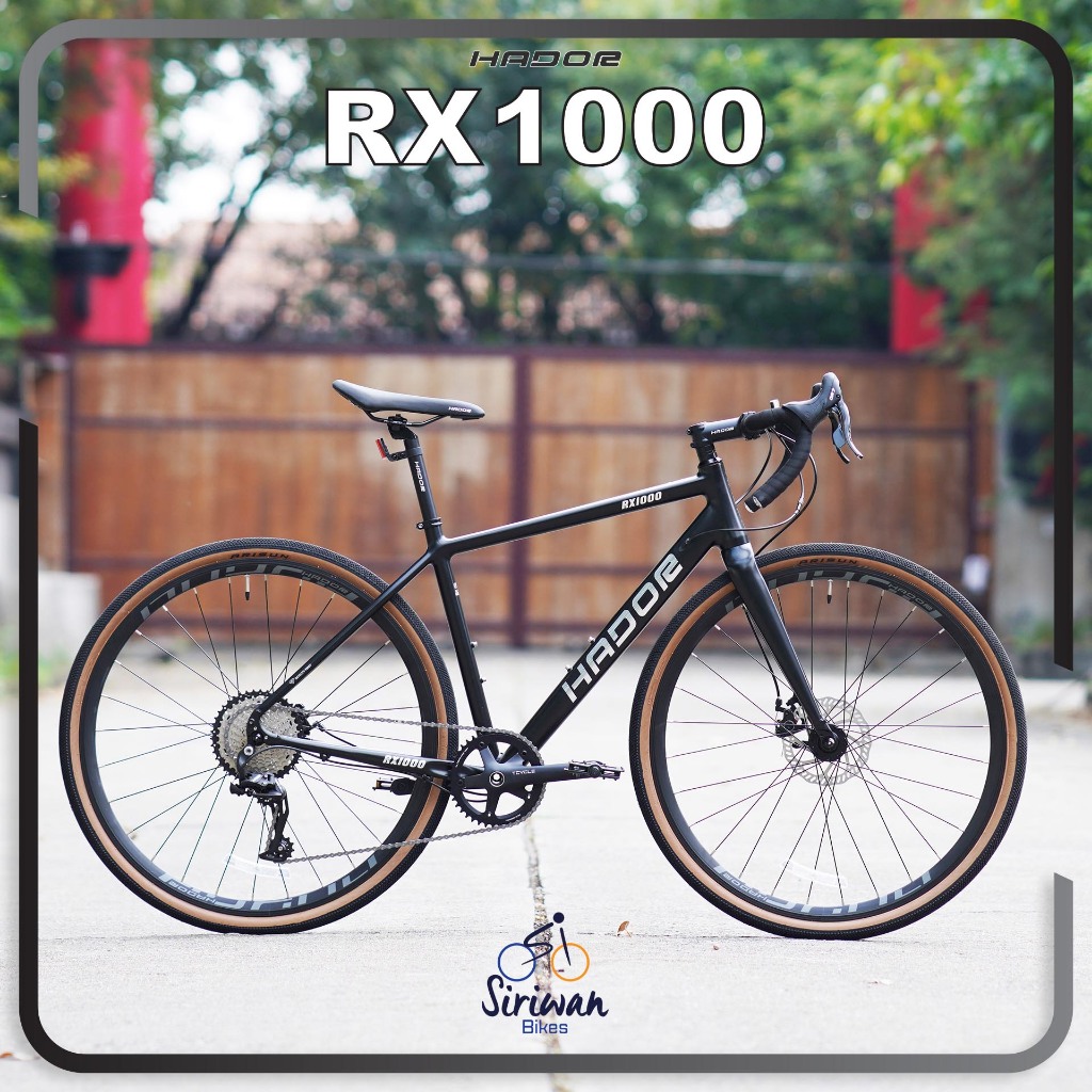 HADOR รุ่น RX1000 (ปี2022) จักรยานเสือหมอบ 700C เกียร์ 10 สปีด เฟรมอลูมิเนียม น้ำหนัก 12.5 กก.